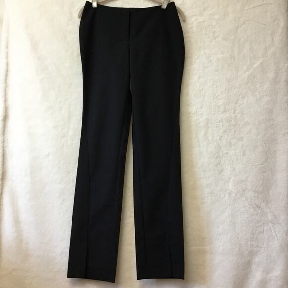 A.B.S. by Allen Schwartz Black Dress Pants with Split Hem